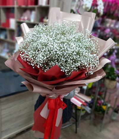 Букет цветов из: Гипсофила в Варениковской