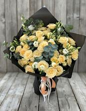 Букет цветов из:  Розы и Лизиантусы в Варениковской