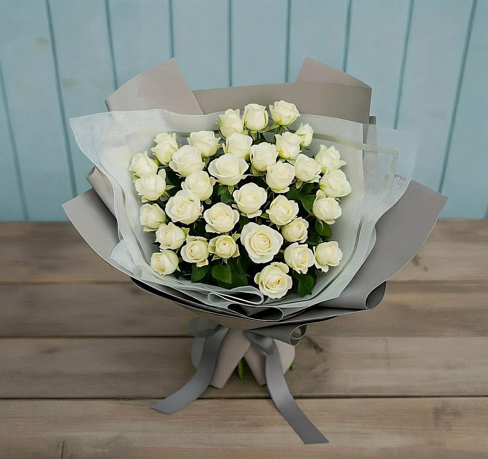 Букет Белоснежная нежность в Варениковской