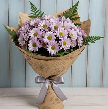 Букет цветов из:  Хризантемы #REPLACE_PRED# Варениковской