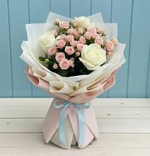 Букет цветов из:  Розы в Варениковской