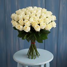 Букет 51 Белая роза Эдлесс Лав #REPLACE_PRED# Варениковской