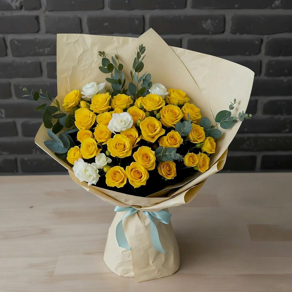 Букет цветов из: Розы в Варениковской