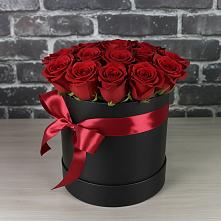 Цветочная композиция из Розы в шляпной коробке #REPLACE_PRED# Варениковской