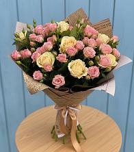 Букет цветов из:  Розы в Варениковской